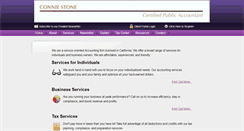 Desktop Screenshot of conniestonecpa.com